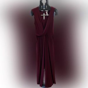 Emma and Michele cranberry jumpsuit